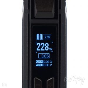 Экран Rincoe MECHMAN 228W Mod в режиме вариватт