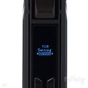 Экран Rincoe MECHMAN 228W Mod в режиме настройки ТКС
