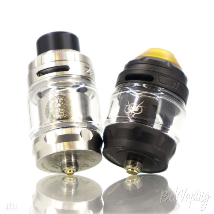 Geekvape Zeus Sub-Ohm Tank (слева) и Advken Owl Tank