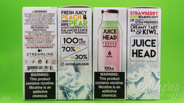 Упаковка жидкости Juice Head Freeze