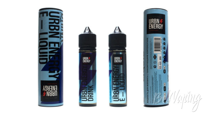 Набор жидкостей от PICK & VAPE - URBN ENERGY ENERGY DRINK