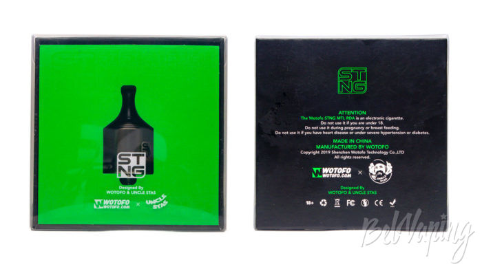 Wotofo STNG RDA - упаковка