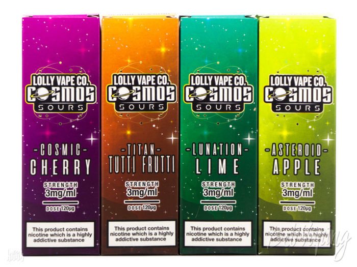 Упаковка жидкости Lolly Vape Co. Cosmos Sours