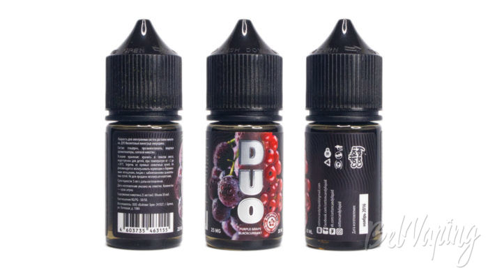 Набор от Picknvape.ru - DUO SALT - PURPLE GRAPE BLACKURRANT