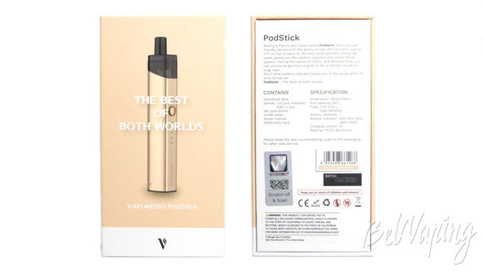 Vaporesso PODSTICK - упаковка