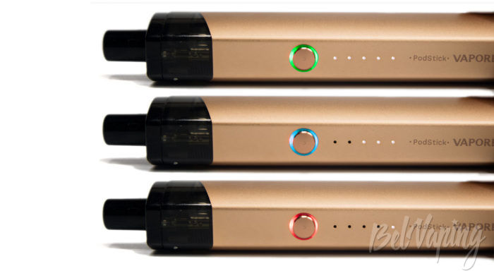 Vaporesso PODSTICK - световая индикация