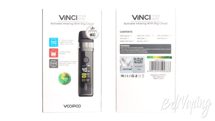 Voopoo VINCI MODPOD - упаковка