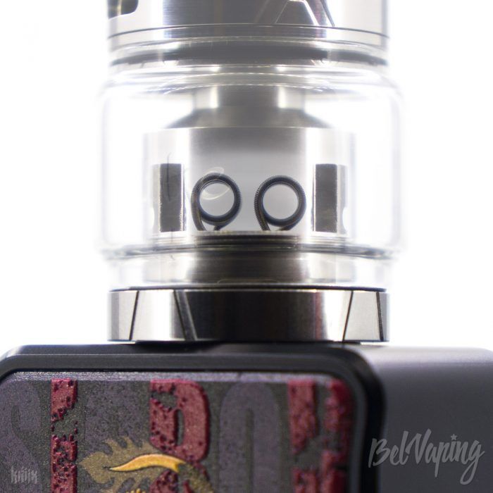 Положение спиралей в Augvape Intake Dual RTA
