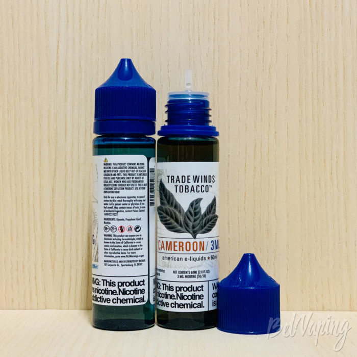 Тара и этикетка жидкости Tradewinds Tobacco от NicVape