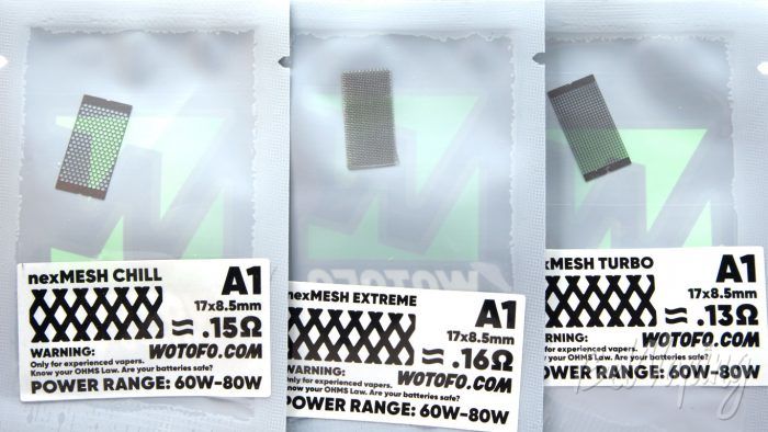 Wotofo PROFILE 1.5 RDA - виды сетки