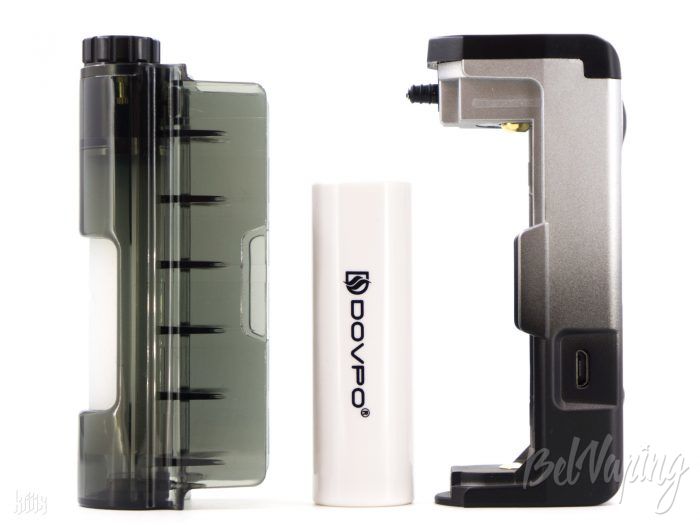 Крышка с банкой и адаптер для 18650 Dovpo Topside Lite