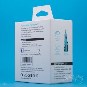 Упаковка набора Vaporesso Target Mini Kit