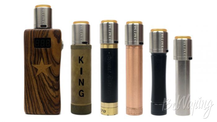 KENNEDY 28 RDA от Kennedy Vapor - внешний вид на разных модах