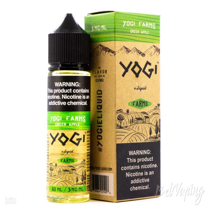 Жидкость Green Apple от Yogi Farms E-Liquid