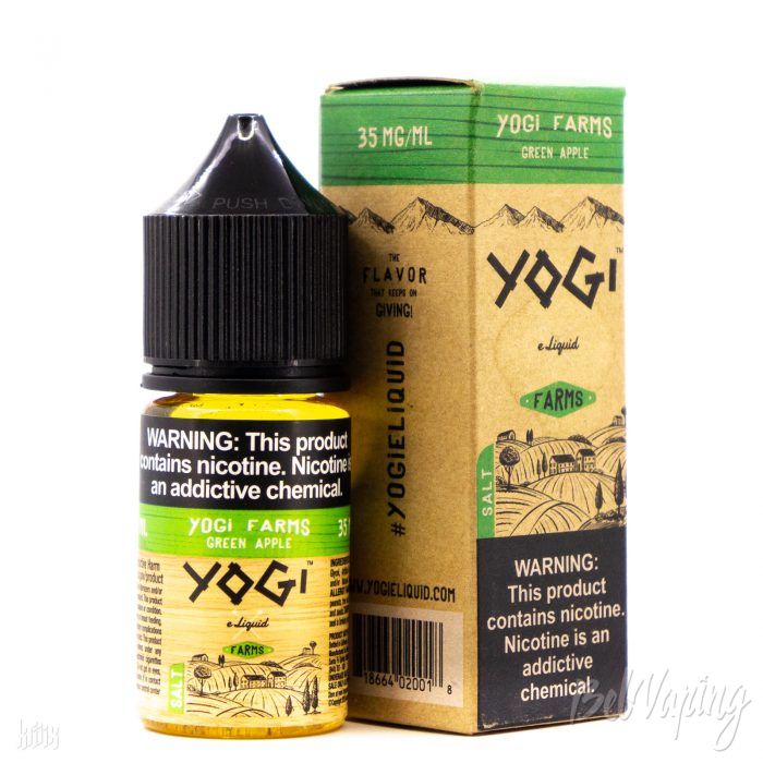 Жидкость Green Apple от Yogi Farms Salts E-Liquid