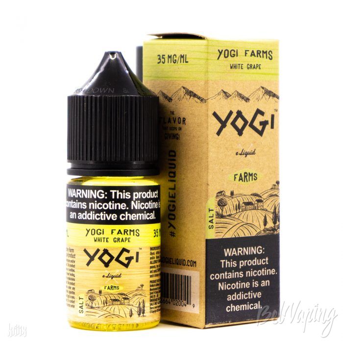 Жидкость White Grape от Yogi Farms Salts E-Liquid