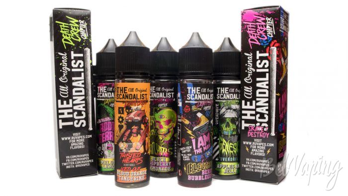 Жидкости THE SCANDALIST от RuVapes. Chapter III