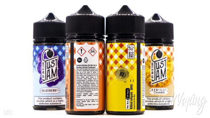 Тара и этикетка жидкости Just Jam