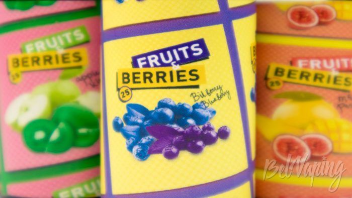 Обзор солевых жидкостей FRUITS & BERRIES от NovaCloud