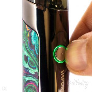 Индикация кнопки Vaporesso Target PM30
