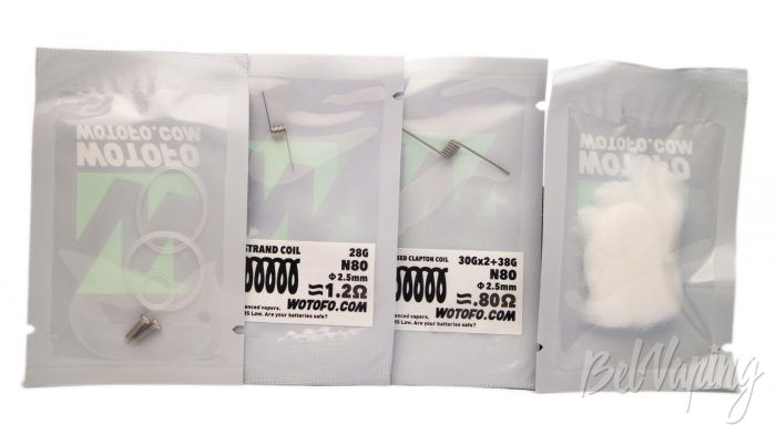 Wotofo COG MTL RTA - расходные и запасные части