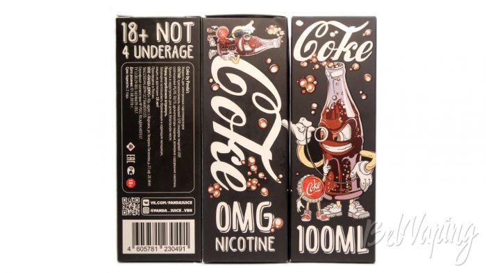 Жидкости COKE - упаковка
