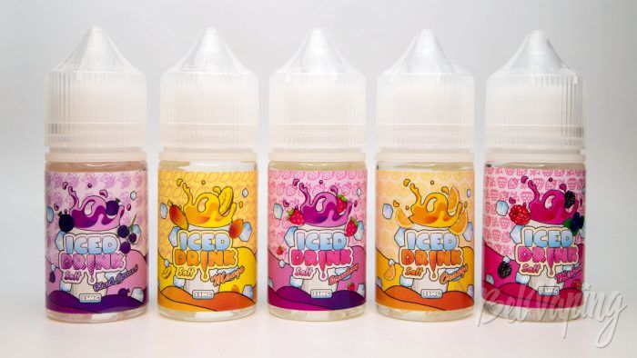 Солевые жидкости ICED DRINK от Cloud Union