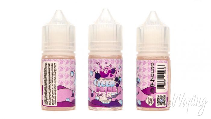 Солевые жидкости ICED DRINK - вкус Black Currant