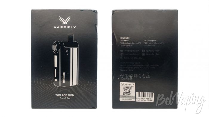 Vapefly TGO POD MOD - упаковка