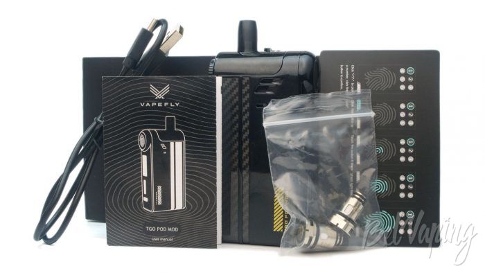 Vapefly TGO POD MOD - комплект поставки