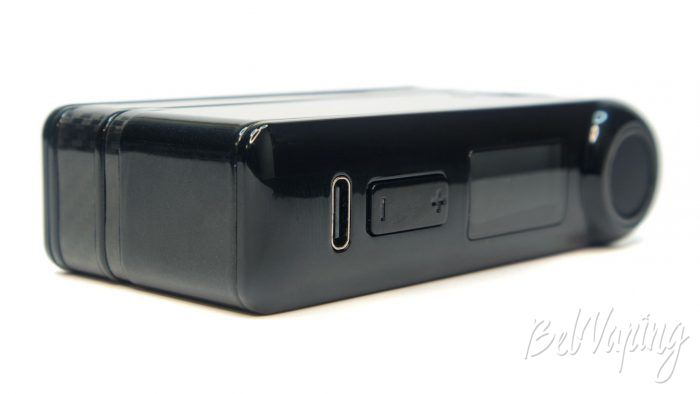 Vapefly TGO POD MOD - органы управления и гнездо зарядки