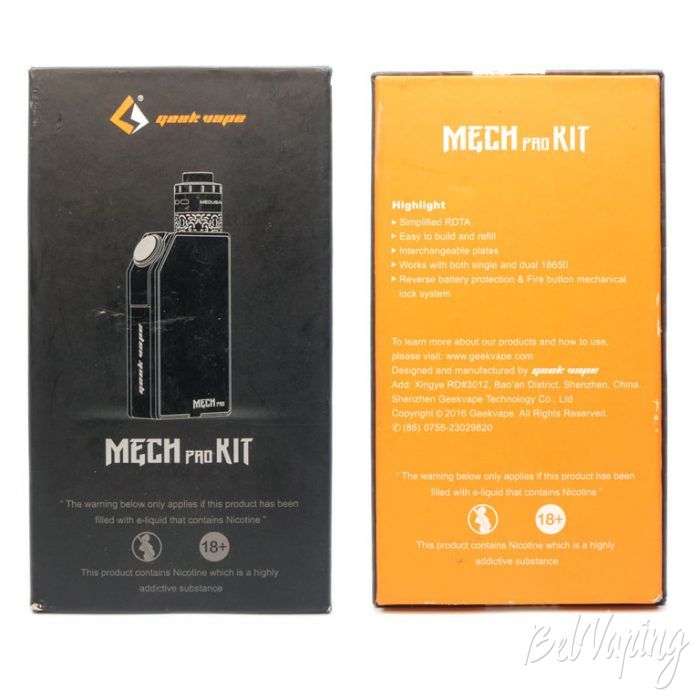 Geek Vape MECH PRO - упаковка