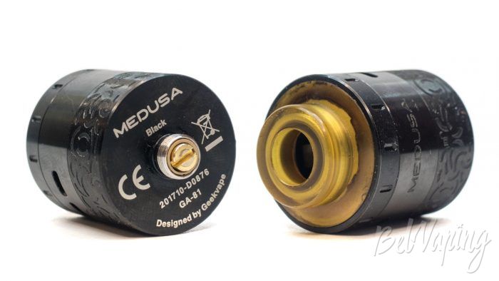 Geek Vape MEDUSA RDTA - коннектор и дриптип