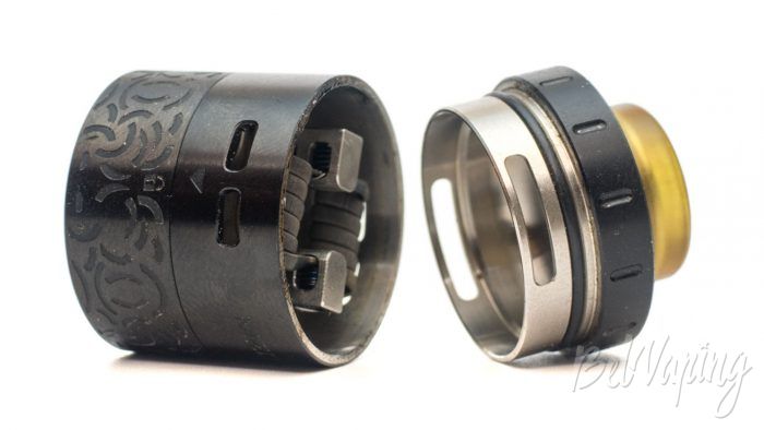 Geek Vape MEDUSA RDTA - механизм настройки интенсивности обдува