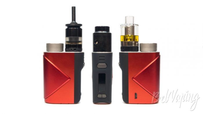 Geelvape LUCID KIT - вид с разными испарителями