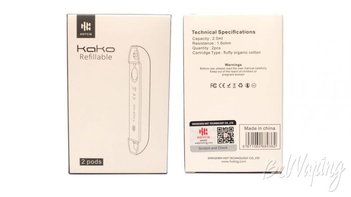 Hotcig KAKO pod - упаковка сменных картриджей