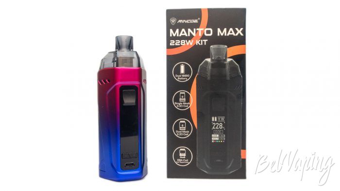 Обзор Rincoe MANTO MAX 228W KIT