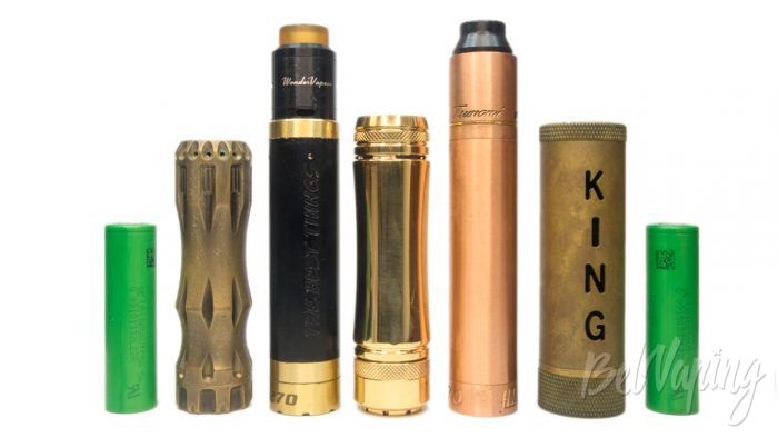 Timesvape HEAVY HITTER MECHANICAL MOD - сравнение размеров