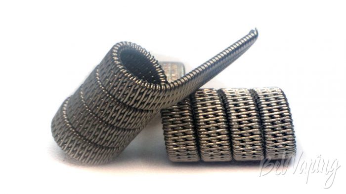 WHITE CLOUD COIL Triple Stagered Fused Clapton 0.17 Ohm 3mm