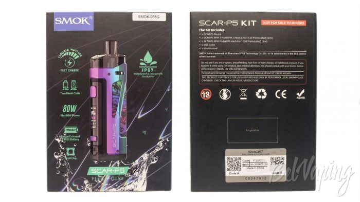 Smok SCAR-P5 pod - упаковка