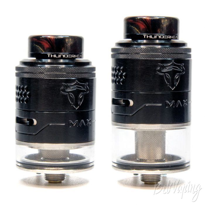 Thunderhead Creations TAUREN MAX RDTA - внешний вид с разными стёклами