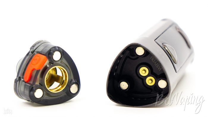 Подключение картриджа в Wismec R40