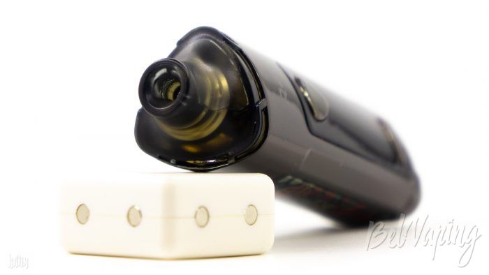 Уровень жидкости в картридже Wismec R40
