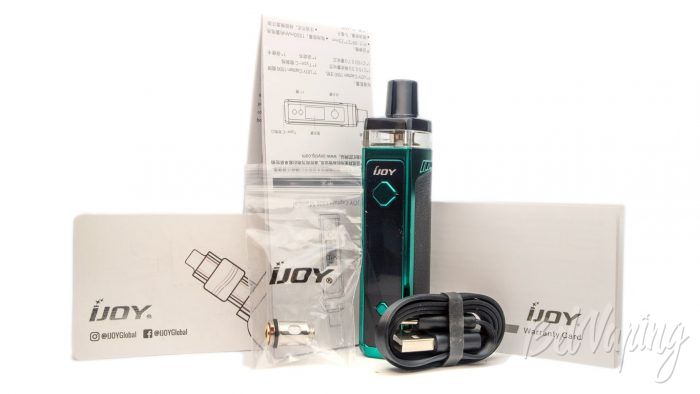 iJoy CAPTAIN 1500 KIT - комплект поставки