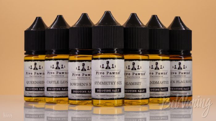Жидкость Five Pawns линейка Original Nicotine Salts