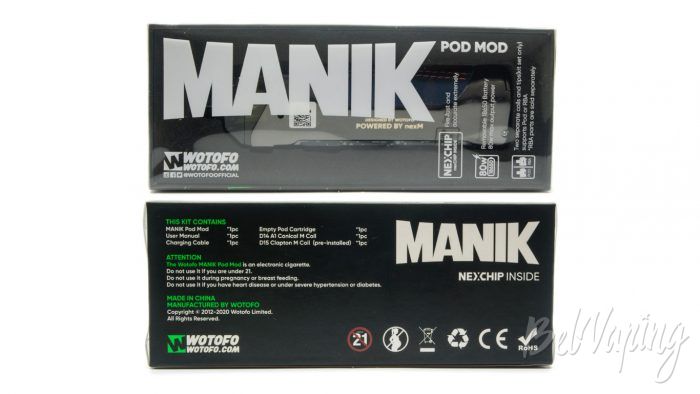Wotofo MANIK pod mod - упаковка