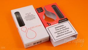 Упаковка MYLE Mini Disposable Kit внутри