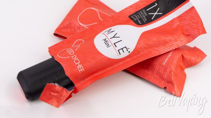 Извлечение MYLE Mini Disposable Kit из пакета