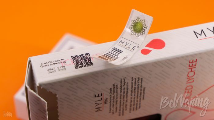 Проверка оригинальности MYLE Mini Disposable Kit