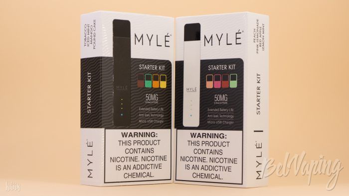 MYLE VAPORS Starter Kit - черная и белая версии